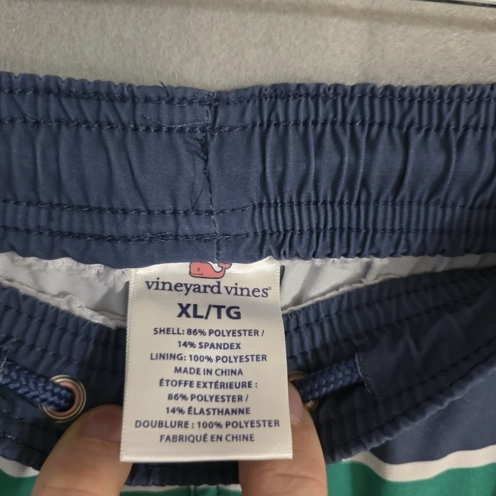Vineyard Vines Mens Chappy Trunks Moonshine Swim Shorts 1M000007 Size XL